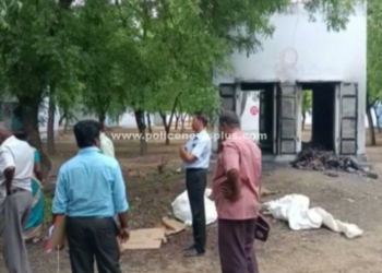 பெண் தொழிலாளி உடல் கருகி பலி