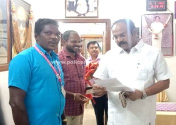 தமிழக நிதி அமைச்சருக்கு போலீஸ் நியூஸ் பிளஸ் சார்பாக வாழ்த்து