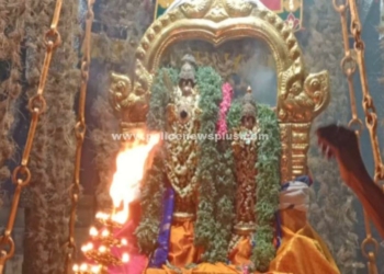 விசாகத் திருவிழா காப்புக்கட்டுதலுடன் தொடங்கியது