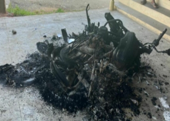 நத்தம் சாலையில் மர்ம நபரின் வெறிச்செயல்