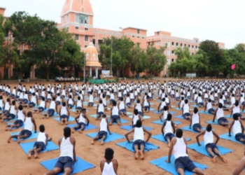 கல்லூரியில் சர்வதேச யோகா தினம்