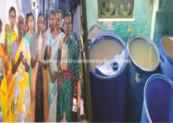குடிநீரில் கழிவுநீர் கலந்து வருவதாக புகார் போராட்டம்