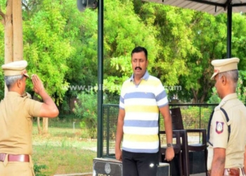 ஆயுதப்படை காவலர்களின் வாராந்திர கவாத்து பயிற்சி