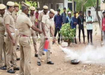 தீ தடுப்பு ஒத்திகை நிகழ்ச்சி