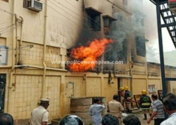 தனியாருக்கு சொந்தமான மரக்கடையில் பயங்கர தீ விபத்து