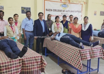 கலை மற்றும் அறிவியல் கல்லூரியில் சிறப்பு இரத்ததான முகாம்