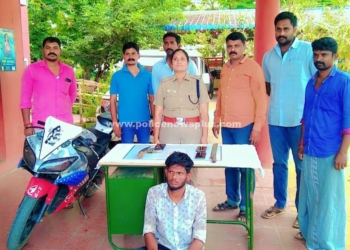 தஞ்சை மாவட்டம் அம்மாப்பேட்டை புறப்பகுதிகளில் வழிப்பறியில் ஈடுபட்ட நபர் கைது