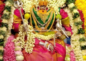 மாரியம்மன் ரிஷப வாகனத்தில் எழுந்தருளி வீதி உலா திரளான பக்தர்கள் தரிசனம்