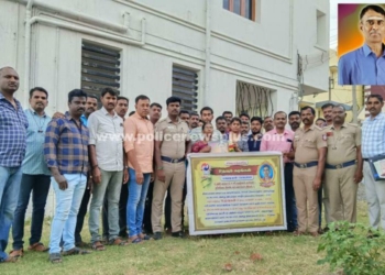 மரணம் அடைந்த காவலருக்கு தமிழகத்தில் உள்ள சக காவல்துறையினர் வழங்கிய உதவி தொகை