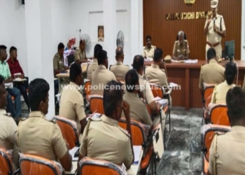 S.P தலைமையில் மாதாந்திர குற்ற கலந்தாய்வு கூட்டம்