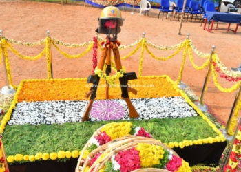 திருவண்ணாமலை காவல்துறை சார்பாக காவலர் வீரவணக்கநாள் அனுசரிப்பு