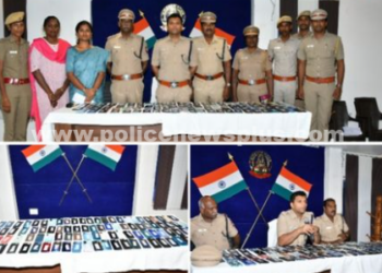 1207 மொபைல் போன்களை மீட்டுள்ள மதுரை காவல்துறையினர்