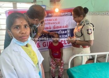 குழந்தைகளுக்கு இலவச கண் பரிசோதனை முகாம்