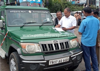 வட்டார போக்குவரத்து அலுவலர் சோதனை