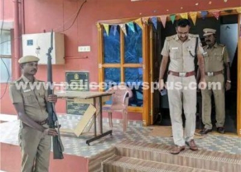 தீபாவளி பண்டிகை பாதுகாப்பு குறித்து S.P ஆய்வு