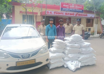 குட்கா பொருள்கள் கடத்தி வந்த நபர்கள் கைது