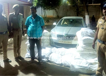 குட்கா பொருட்கள் கடத்திய நபர் கைது