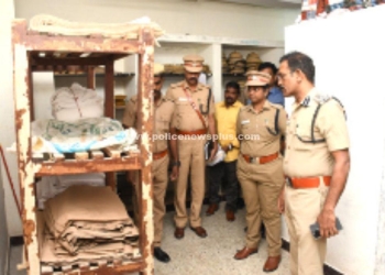 பெரம்பலூர் மாவட்ட காவல் நிலையத்தில் காவல்துறை துணைத் தலைவர் ஆய்வு