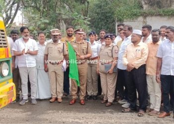 கனரக வாகனங்களுக்கு தனி வழிதடம் அமைப்பு  காவல் ஆணையர்  துவக்கி வைப்பு