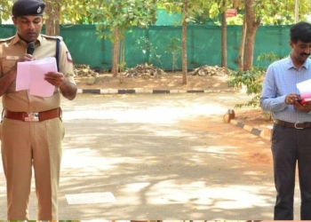 தீண்டாமையை ஒழிக்க மேற்கொள்ளும் உறுதிமொழி ஏற்பு நிகழ்ச்சி