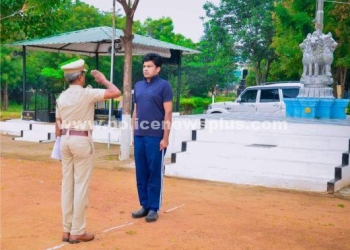 காவலர்களின் கவாத்து பயிற்சி