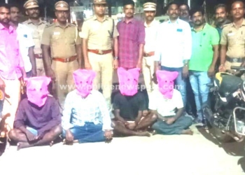 கொலை வழக்கில் நான்கு நபர்களை அதிரடியாக கைது செய்த மாவட்ட காவல்துறை