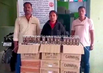 மது பாட்டில்கள் கடத்திய நபர்கள் கைது