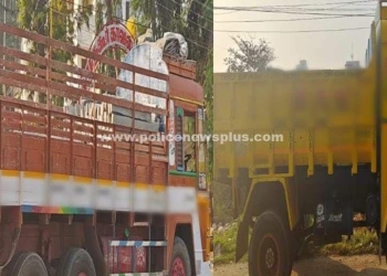 கற்கள் கடத்திய வாகனங்கள் மீது வழக்குப் பதிவு