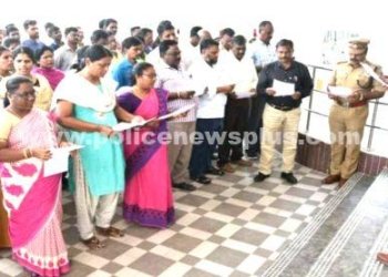 S.P தலைமையில் உறுதிமொழி