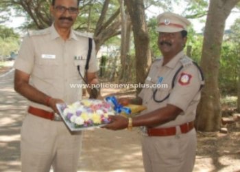 S.P தலைமையில் ஆயுதப்படையில் நடைபெற்ற கவாத்து நிறைவு விழா