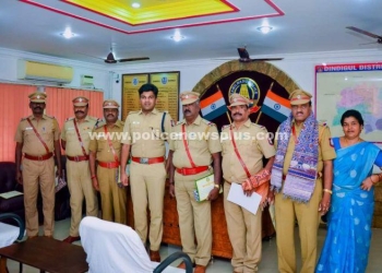 ஓய்வு பெற உள்ள சார்பு ஆய்வாளர்களுக்கு S.P சான்றிதழ்