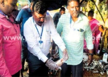 உணவு கட்டுப்பாட்டு அதிகாரிகள் ஆய்வு