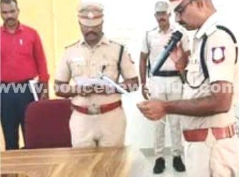 எஸ்பி தலைமையில் உறுதி மொழி ஏற்பு விழா