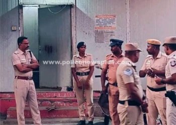 மதுவிலக்கு சோதனை சாவடியை ஆய்வு செய்த S.P