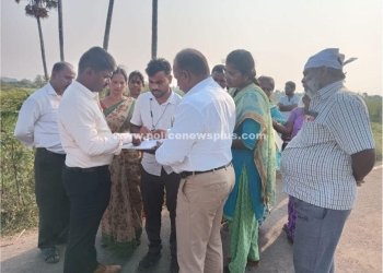 மீஞ்சூரில் மாவட்ட ஆட்சியர் ஆய்வு