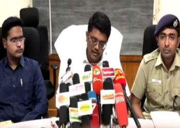 தேர்தல் நன்னடத்தை விதிகள் குறித்து பத்திரிக்கையாளர் சந்திப்பு