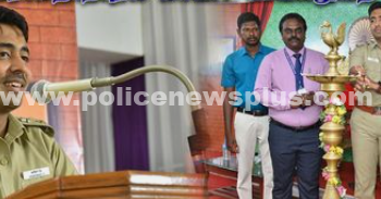 மாவட்ட காவல் கண்காணிப்பாளர் அவர்கள் மாணவர்களுக்கு அறிவுரை