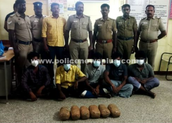 சட்டவிரோதமாக கஞ்சா விற்பனையில் ஈடுபட்ட ஆறு நபர்கள் கைது