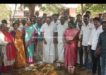 மாநகராட்சி உறுப்பினர் அலுவலக கட்ட பூமி பூஜை