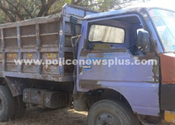 அனுமதியின்றி M Sand கடத்திய வாகனம் பறிமுதல்