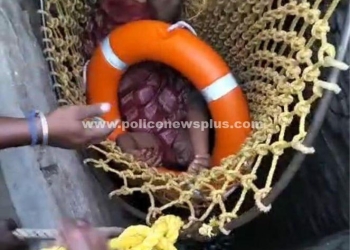 கிணற்றில் விழுந்த கணவன் மனைவியை காப்பாற்றிய தீயணைப்பு துறையினர்