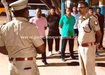 மத்திய பாதுகாப்பு படையினர் தங்குமிடத்தை நேரில் சென்று பார்வையிட்ட S.P