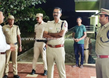 மத்திய பாதுகாப்பு படையினருக்கு நேரில் சென்று வாழ்த்து கூறிய மாவட்ட காவல் கண்காணிப்பாளர்