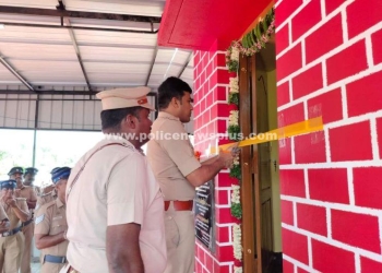 புதிய சோதனைச் சாவடியை திறந்து வைத்த S.P