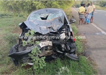 சாலை விபத்து இருவர் இறப்பு