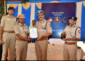 சார்பு ஆய்வாளருக்கு பாராட்டு சான்றிதழ்