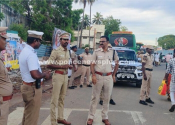 நகர பகுதியில் S.P திடீர் ஆய்வு