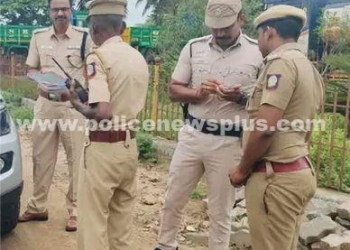 சோதனைச் சாவடியில் S.P திடீர் ஆய்வு