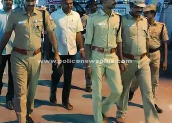 திருவிழா நடைபெற உள்ள இடத்தை S.P ஆய்வு