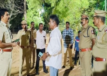 மாவட்ட காவல் கண்காணிப்பாளர் அவர்கள் பாதுகாப்பு பணிகள் குறித்து ஆய்வு